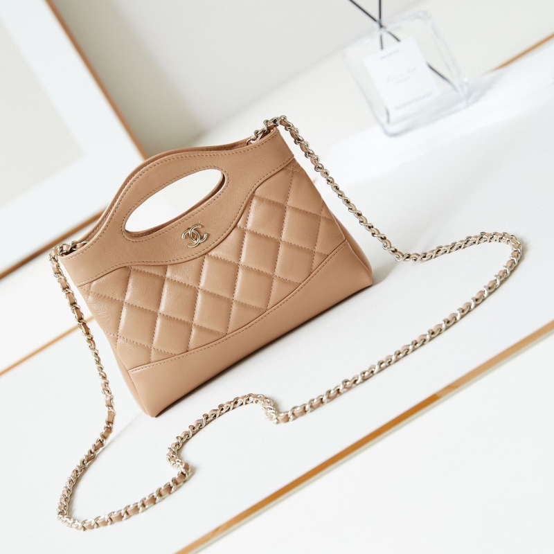 Ch*el top handle bags